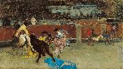 Marsal, Mariano Fortuny y Bullfight Wounded Picador oil painting picture wholesale